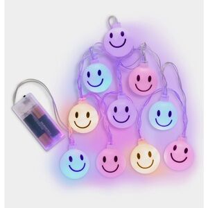 NIB Happy Face String Lights